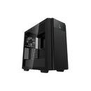DeepCool CH510 Mesh Digital ATX Mid-Tower Case With Built-In Digital Display, 1X 120mm (Rear) Fan Pre-Installed And 1X USB-C Connection And Tempered Glass Side Panel - Black Colour