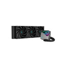 DeepCool Infinity Series LT720 Black High Performance All-In-One Liquid CPU Cooler With 360mm Size Radiator, 3X FK120MM FDB A-RGB Black Fans And Anti-Leak Tech With 300W (Max) TDP - Black Colour