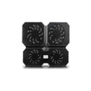 DeepCool Multi-Core X6 15.6" Notebook Cooler Butterfly Design with 4X Built-in Fans - Black Colour