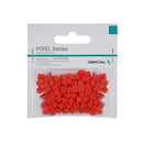 DeepCool Red Silicone Decorative Case Pixel Bits (100PCs Per Pack) To Create Unique And Customisable Vibrant 8-Bit Mosaic Artwork Design For DeepCool Cases* - Red Colour