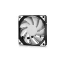 DeepCool TF120MM Case Fan With Built-in White LED Lighting and Features Unique Patented 2-Layer Blade Design - Black Colour