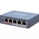 Hikvision L2 Smart Managed 4 10 100M Rj45 Poe Ports 1 10 100M Rj45 Port 802.3Af At Poe Power Budget 60W