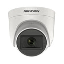Hikvision 2 MP Indoor Fixed Turret Camera - High quality imaging with 2 MP 1920 × 1080 resolution 2.8 mm 3.6 mm fixed lens Up to 20 m IR distance for bright night imaging One port for four switchable signals 12 VDC ± 25% Max. 3.3 W