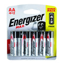 Max Aa Battery-6pack 4+2 Free Energizer