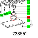 O-ring 74x2-nbr-70shore