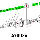 Armature (240v) Pollux 180e 317.675 230v