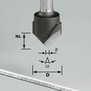 Cutter-v Groo Hw D18-90grad (alu)