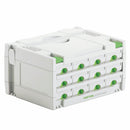 Festool SYS 3-SORT/12 SORTAINER 12 Drawer Storage System