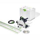 Festool TS 55 FEBQ-Plus-FS Plunge-Cut Saw (With FS 1400/2 Guide Rail) - Blue 100 Year Rail