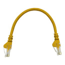 Linkbasic 22Cm Utp Cat5E Flylead Yellow