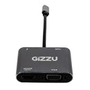 Gizzu 4-In-1 Type-C To Hdmi Vga Usb3.0 Hub