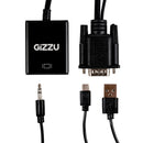 Gizzu 1080P VGA to HDMI Adapter with Audio