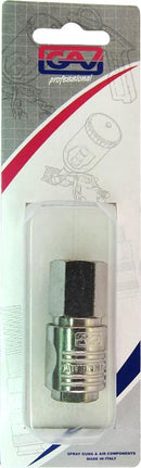Quick Coupler 3/8"f Packaged Euroline
