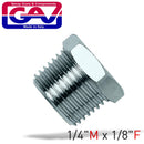 Taper Reducer Bush 1/4 X 1/8 M/f