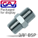 Taper Nipple 3/8 X 3/8 M/m Packaged