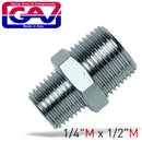 Taper Reducer Nipple 1/4 X 1/2 M/m