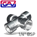 4 Way Connector 1/4" Ffff