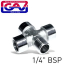 4-way Connector 1/4"3f/1m