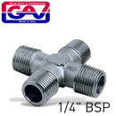 4-way Connector 1/4" Mmmm