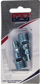 Quick Coupler Inserts Aro 3/8"m 2 Packaged