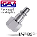 Quick Coupler Inserts Aro 1/4"f 2 Packaged