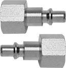 Quick Coupler Inserts Aro 3/8"f 2 Packaged