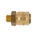 Brass Male Quick Coupler 1/4"m German