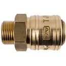 Brass Male Quick Coupler 3/8"m German