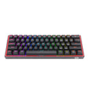 Redragon K616 Fizz Pro 61-Key Rgb Mechanical Gaming Keyboard – Black (60%, Rgb, Wireless Wired, Hot-Swappable)