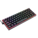 Redragon K616 Fizz Pro 61-Key Rgb Mechanical Gaming Keyboard – Black (60%, Rgb, Wireless Wired, Hot-Swappable)