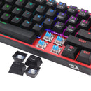 Redragon K616 Fizz Pro 61-Key Rgb Mechanical Gaming Keyboard – Black (60%, Rgb, Wireless Wired, Hot-Swappable)