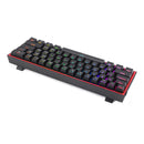 Redragon K616 Fizz Pro 61-Key Rgb Mechanical Gaming Keyboard – Black (60%, Rgb, Wireless Wired, Hot-Swappable)