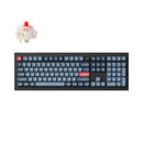 Keychron V6 Max Qmk Via Red Wireless Custom Mechanical Keyboard Red Switch - Black
