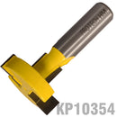 T Slotter &amp; Slat Wall Cutter 35mmx9.5mm 1/2" Shank