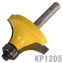 Corner Rounding 1 1/2" X 3/4" (1/2" Radius) 1/4" Shank