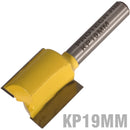 Straight Bit 19mm X 20mm Cut 2 Flute Metric 1/4" Shank