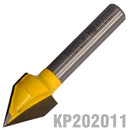 V-groove 1/2" X 5/8" 60 Degree 1/4" Shank