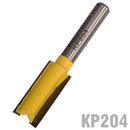 Straight Bit 7/16" (11.10mm) X 1"(25.4mm) Two Flute 1/4" Shank