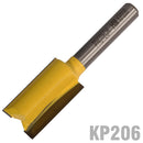 Straight Bit 9/16" (14.3mm) X 1"(25.4mm) Two Flute 1/4" Shank