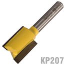 Straight Bit 5/8" (15.9mm) X 3/4"(19mm) Two Flute 1/4" Shank