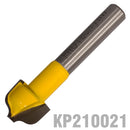 Ogee Plunge Cutting 1/2" X 3/8" (1/8" Diameter) 1/4" Shank