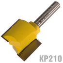 Straight Bit 1"(25.4mm) X 3/4"(19mm) Two Flute 1/4" Shank