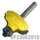 Quirk Topped Ogee 1 3/8" X 9/16" Radius 3/16" 1/4"shank.