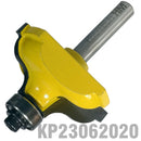 Quirk Topped Ogee 1 5/8" X 11/16" Radius 1/4" 1/4"shank.