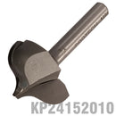 Panel Mould Point Cutting Ogee 27mm X 20mm Radius 7.5mm 1/4" Shank