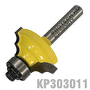 Double Round Bit 1 1/8" X 1/2" Radius 5/32" 1/4" Shank