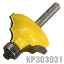 Double Round Bit 1 1/2" X 11/16" Radius 3/16" 1/4" Shank