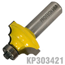 Double Round Bit 1 1/4" X 9/16" Radius 3/16" 1/2" Shank