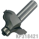 Quirk Topped Ogee 1/5/8" X 11/16"radius 1/4" 1/2" Shank