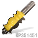 Face Mould Bit 1" X 1 11/16" Radius 1/8" 1/2" Shank